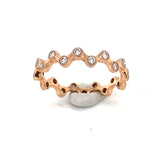 14 Karat White Gold Wedding Band